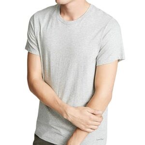 Calvin Klein Heather Gray Crew Neck Tee – Small